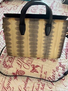 Alexander Wang Pelican Bag with Reptile Patterned Satchel